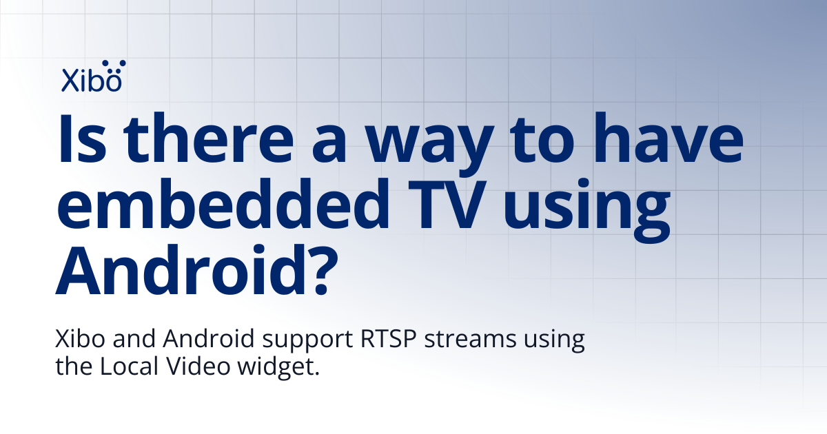 Is there a way to have embedded TV using Android? | Knowledge Base ...