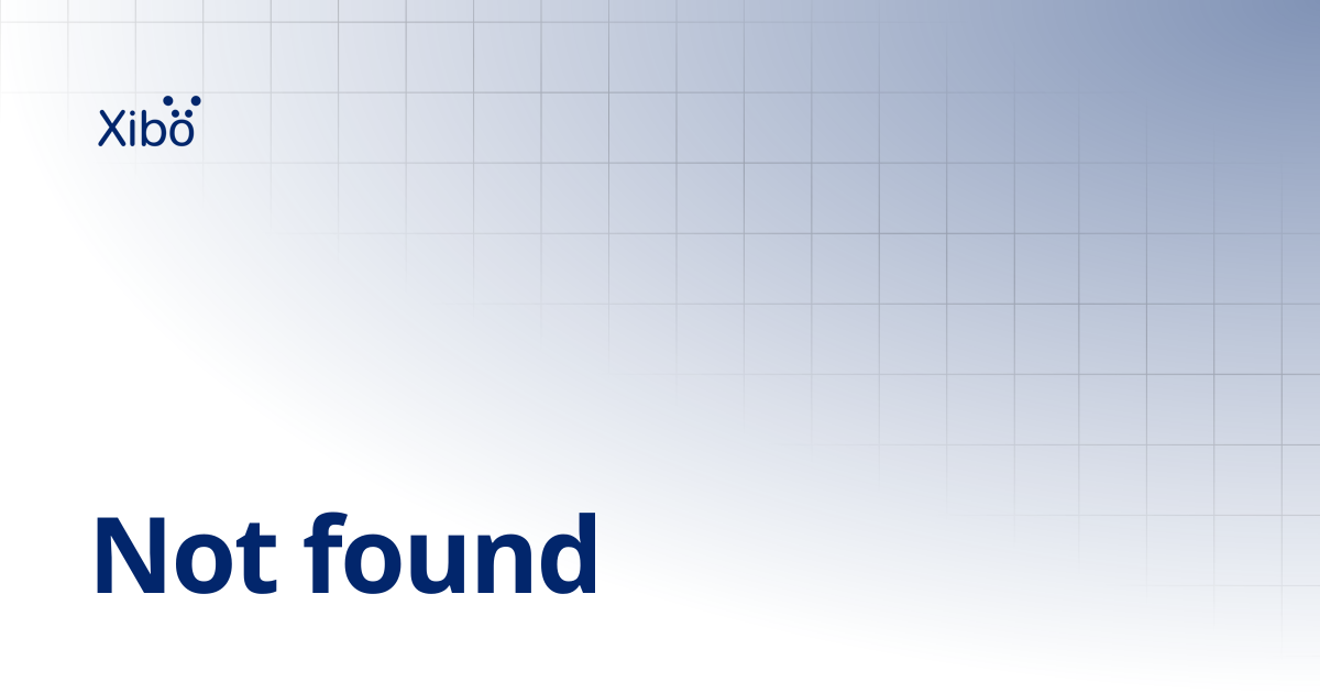 Setup Documentation | Xibo Docs